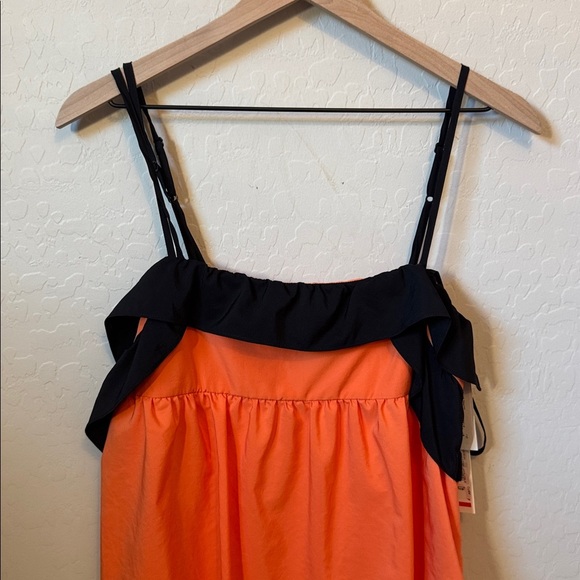 NWT Fiorucci Color block ruffle dress size small - Picture 2 of 6